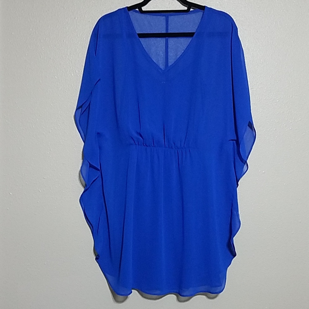 EXPRESS Chiffon Dolman Dress